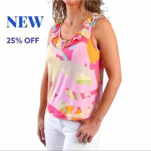 🆕 Beautiful Pink knit tank top. Size large🆕